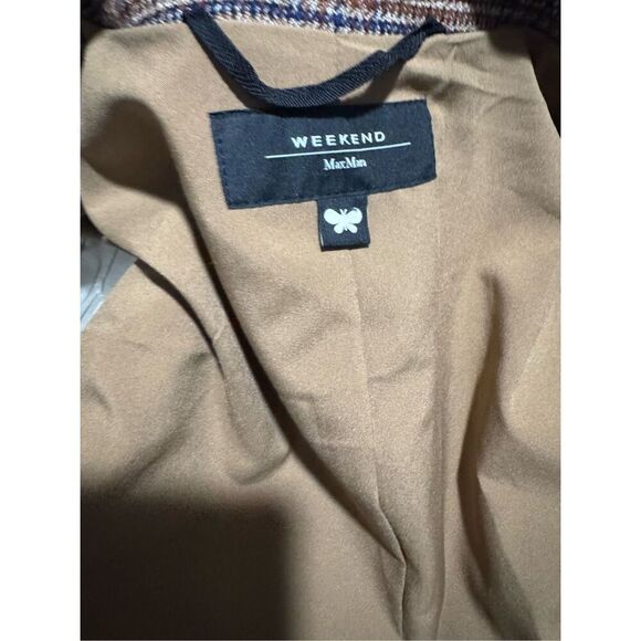 Maxmara weekend pure new wool drown double breasted jacket blazer 14 - Picture 6 of 16